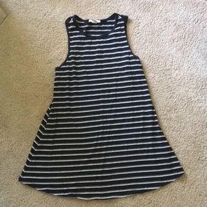 Striped mini dress